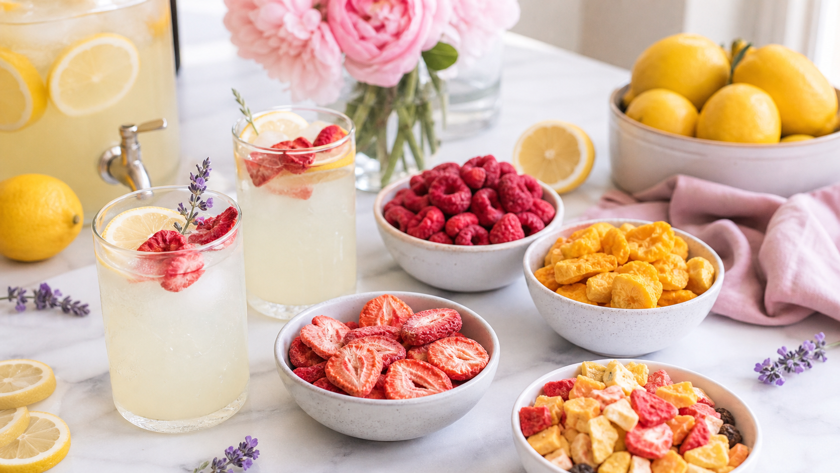 Best Freeze-Dried Fruit for Lemonade Bar Garnishes, Healthy Snack Crunch, and Crunchy Fruit Snack Variety